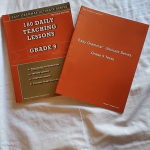 3 FOR $90 Easy Grammer grade 9 teacher and student books.